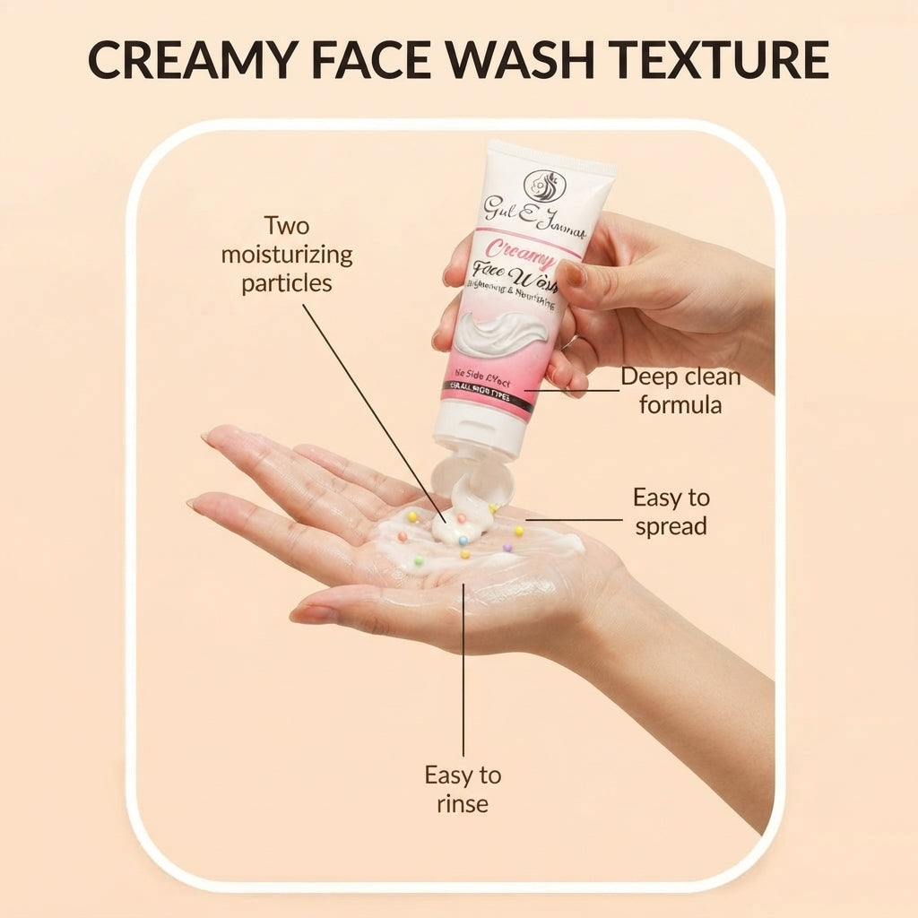 Gul-E-Jannat Creamy Brightening Face Wash