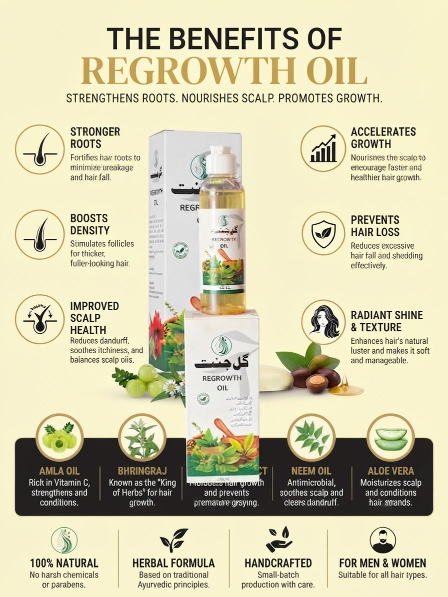 Gul-E-Jannat Regrowth Hair Oil