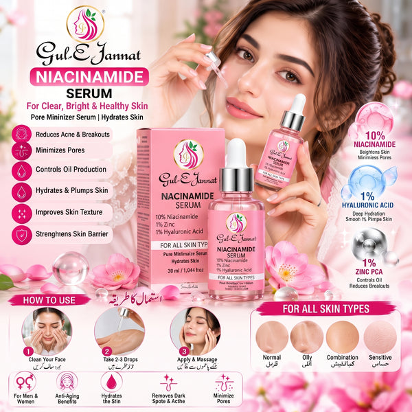 10% Niacinamide Serum with Zinc & Hyaluronic Acid