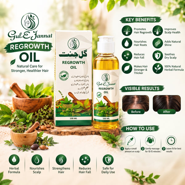 Gul-E-Jannat Regrowth Hair Oil
